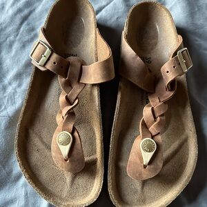 Birkenstock Brown Braided Sandals